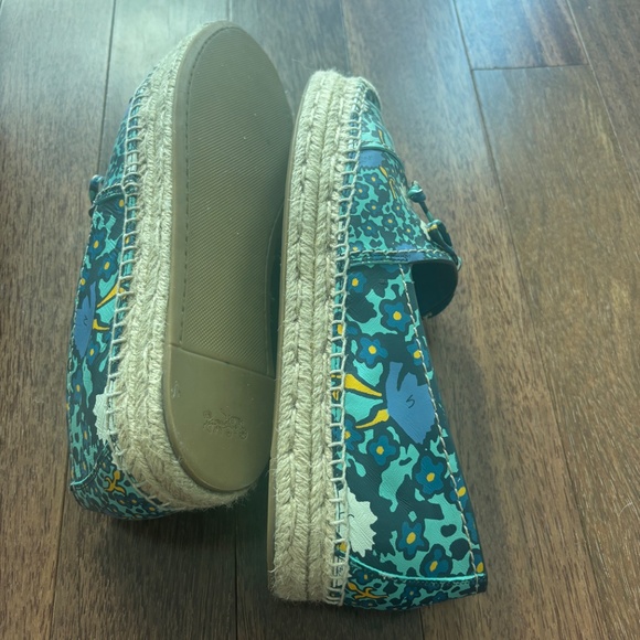 Coach espadrilles, genuine leather, size 9 - Picture 5 of 5